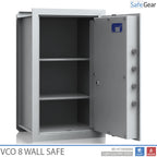 VCO 8 Coffre-fort mural (85 L) - Test anti-effraction Classe 1 - Gris clair - Serrure à clé