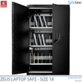 Zeus 14 - Coffre-fort pour ordinateurs portables (16 ordinateurs portables) - serrure à clé
